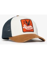 Superdry - Casquette camionneur en maille filet - Lyst