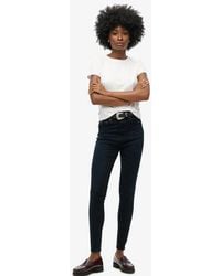 Superdry - & Co Organic Cotton High Rise Skinny Denim Jeans - Lyst
