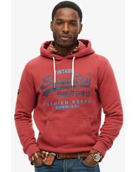 Superdry - & Co Classic Vintage Logo Heritage Hoodie - Lyst