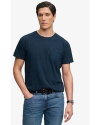 Superdry - Classic Cotton Linen Pocket T-Shirt - Lyst