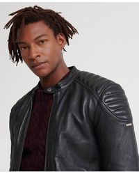 Men's Superdry Leather jackets from $154 | Lyst