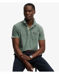 Superdry - & Co Classic Cotton Linen Polo Shirt - Lyst