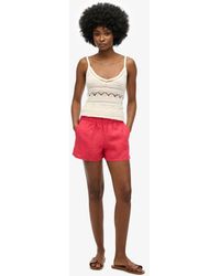 Superdry - & Co Linen Shorts - Lyst