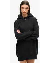 Superdry - & Co Organic Cotton Embroidered Logo Sweat Dress - Lyst