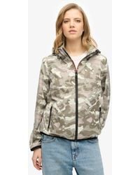 Superdry - Hooded Logo Windbreaker Jacket - Lyst