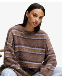 Superdry - & Co Slouchy Brushed Stripe Knit Jumper - Lyst