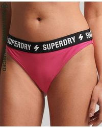 Superdry - Elastic Recycled Bikini Briefs - Lyst