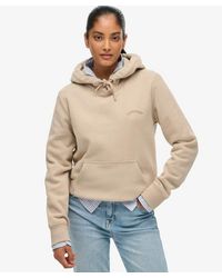 Superdry - & Co Essential Logo Embroidered Hoodie - Lyst