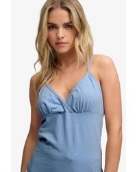 Superdry - & Co Athletic Essentials Trim V-neck Vest Top - Lyst