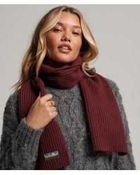 Superdry - Écharpe en laine mélangée radar - Lyst