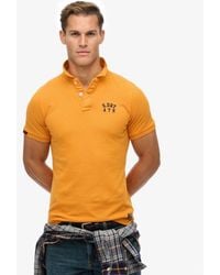 Superdry - & Co Vintage Athletic Embroidered Polo Shirt - Lyst