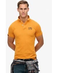 Superdry - Vintage Athletic Embroidered Polo Shirt - Lyst