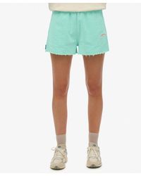 Superdry - & Co Essential Logo Garment Dye Shorts - Lyst