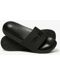 Superdry - & Co Luxe Logo Pool Sliders - Lyst