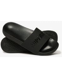Superdry - & Co Luxe Logo Pool Sliders - Lyst