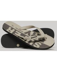 Superdry - & Co Logo Flip Flops - Lyst