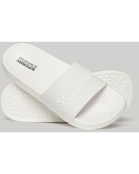 Superdry - & Co Vegan Logo Pool Sliders - Lyst