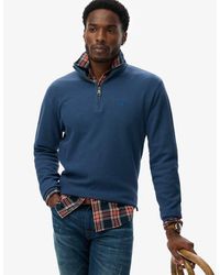 Superdry - & Co Ribbed Half Zip Jumper - Lyst
