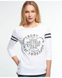 Superdry - Top Trackster Baseball - Lyst