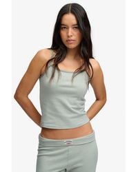 Superdry - Athletic Essentials Cami Slanke Pasvorm - Lyst
