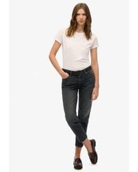 Superdry - & Co Organic Cotton Mid Rise Slim Jeans - Lyst