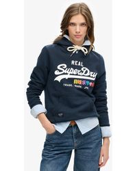 Superdry - Classic Graphic Print Vintage Logo Pop Hoodie - Lyst