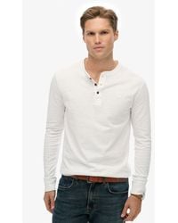 Superdry - Classic Essential Grandad Top - Lyst