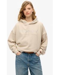 Superdry - & Co Venue Metallic Relaxed Hoodie - Lyst