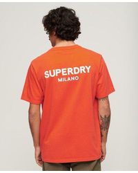 Superdry - T-shirt ample de luxe sport - Lyst