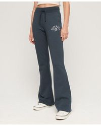 Superdry - Athletic essentials jersey flare joggers - Lyst