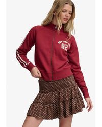 Superdry - & Co Tiered Jersey Mini Skirt - Lyst