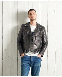 Superdry Leather jackets for Men | Online Sale up to 70% off | Lyst