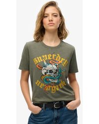 Superdry - Neo Trad Tattoo Relaxed T-Shirt - Lyst