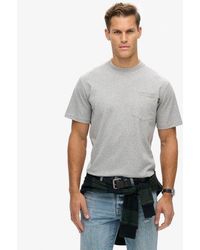 Superdry - Contrast Stitch Pocket T-shirt - Lyst