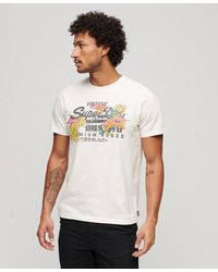Superdry - T-shirt japanese graphic logo - Lyst