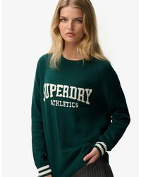Superdry - & Co Slouchy Intarsia Graphic Knitted Jumper - Lyst