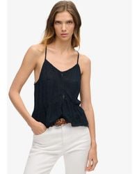Superdry - & Co Ladder Trim Cami Top - Lyst