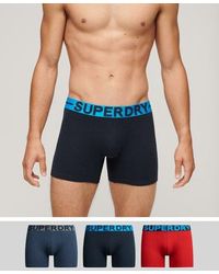 Superdry - Organic Cotton Boxer Triple Pack - Lyst