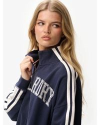 Superdry - Femme Sweat Zippé Athletic Essentials À Appliqué Coupe Ample Taille - Lyst
