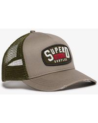 Superdry - Femme Casquette Camionneur En Velours Dirt Road Taille: 1Taille - Lyst