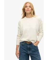 Superdry - & Co Essential Crew Neck Jumper - Lyst