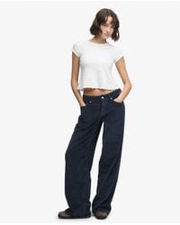 Superdry - Mid Rise Baggy Jumbo Cord Pants Size: 26/32 - Lyst