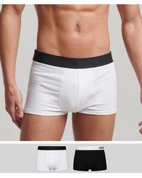 Superdry - & Co Organic Cotton Trunk Offset Double Pack - Lyst