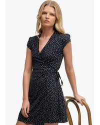 Superdry - Athletic Essential Wrap Dress - Lyst