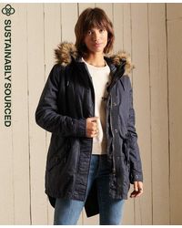 Superdry - Military Fishtail Parka Coat - Lyst