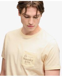 Superdry - & Co Company Logo Relaxed Pocket T-shirt - Lyst