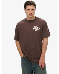 Superdry - & Co Tap Room Oversized T-shirt - Lyst