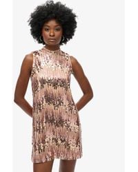 Superdry - & Co A-line Sl Sequin Mini Dress - Lyst