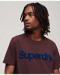 Superdry - Klassiek T-shirt Met Core-logo - Lyst