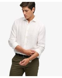 Superdry - & Co Riviera Long Sleeve Linen Shirt - Lyst